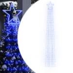 Illuminazione per Albero di Natale 320 LED Blu 375 cm