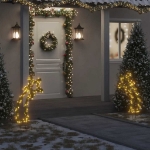 Luce Decorativa Natale con Picchetti Stella Cadente 115LED 89cm