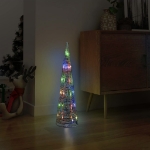 Piramide Decorativa Cono di Luce LED Acrilico Colorata 60 cm