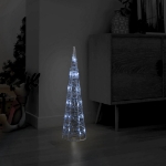 Piramide Decorativa Cono Luce LED Acrilico Bianco Freddo 60cm