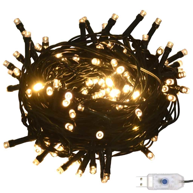 Set Natale con 61 Palline Punta e 150 Luci LED Oro Rosa