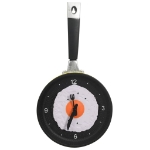 325164 Wall Clock with Fried Egg Pan Design 18,8 cm