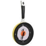 325164 Wall Clock with Fried Egg Pan Design 18,8 cm