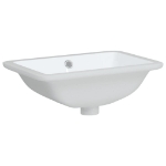 Lavandino da Bagno Bianco 41,5x26x18,5 cm Rettangolare Ceramica