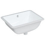 Lavandino da Bagno Bianco 52x38,5x19,5 cm Rettangolare Ceramica