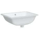 Lavandino da Bagno Bianco 52x38,5x19,5 cm Rettangolare Ceramica