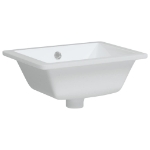 Lavandino da Bagno Bianco 39x30x18,5 cm Rettangolare Ceramica