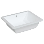 Lavandino da Bagno Bianco 50x40,5x18,5 cm Rettangolare Ceramica