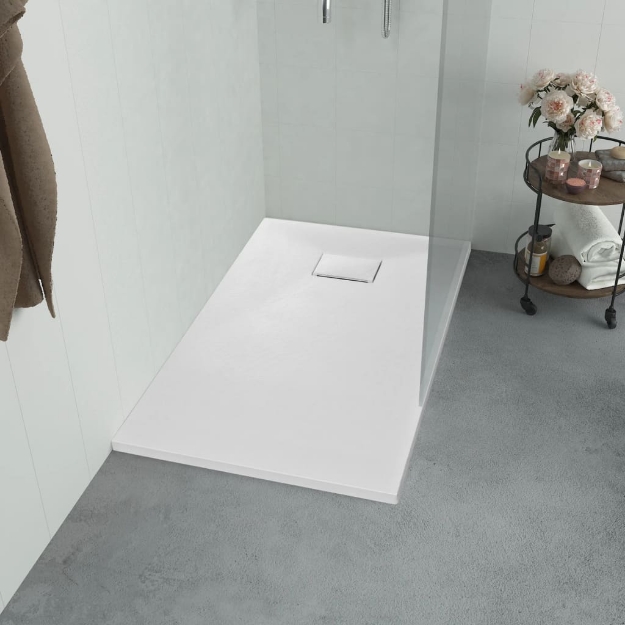 Piatto Doccia in SMC Bianco 90x80 cm