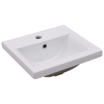 Lavabo da Incasso 42x39x18 cm in Ceramica Bianco