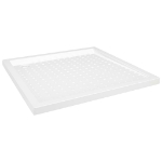 Piatto Doccia con Superficie Puntinata Bianco 90x90x4 cm in ABS