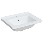 Lavandino da Bagno Bianco 61x48x19,5cm Rettangolare in Ceramica