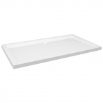 Piatto Doccia in ABS Rettangolare Bianco 70x120 cm