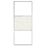 Parete per Doccia Walk-in in Vetro ESG Design Pietra 80x195 cm