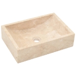 Lavello 45x30x12 cm Marmo Lucido Crema