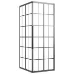 Cabina Doccia ESG Smerigliato 80x70x180 cm Nera