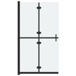 Parete per Doccia Walk-in Pieghevole in Vetro ESG 70x190 cm