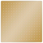 Testa Doccia a Pioggia in Acciaio Inox 40x40 cm Quadrata Oro