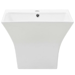 Lavabo a Parete in Ceramica Bianco 500x450x410 mm