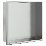 Nicchia per Doccia Argento Spazzolato 32x32x9cm in Acciaio Inox