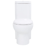 Vaso WC in Ceramica da Bagno ad Angolo Bianco