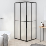 Cabina Doccia ESG Smerigliato 70x70x180 cm Nera