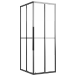 Cabina Doccia ESG Smerigliato 70x70x180 cm Nera