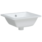 Lavandino da Bagno Bianco 36x31,5x16,5 cm Rettangolare Ceramica