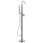 Rubinetteria a Colonna per Vasca da Bagno Acciaio Inox 118,5 cm