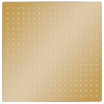 Testa Doccia a Pioggia in Acciaio Inox 50x50 cm Quadrata Oro