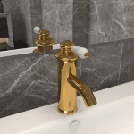 Rubinetto per Lavabo del Bagno Oro 130x180 mm