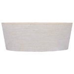 Lavandino Crema Ø40x15 cm in Marmo