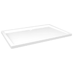 Piatto Doccia in ABS Rettangolare Bianco 80x120 cm