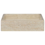 Lavandino Crema 40x40x10 cm in Marmo