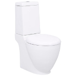 Vaso WC in Ceramica con Scarico Dietro Bianco