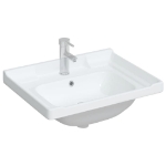 Lavandino da Bagno Bianco 61x48x23 cm Rettangolare in Ceramica