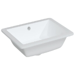 Lavandino da Bagno Bianco 46,5x35x18 cm Rettangolare Ceramica