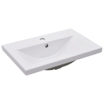 Lavabo da Incasso 61x39,5x18,5 cm in Ceramica Bianco