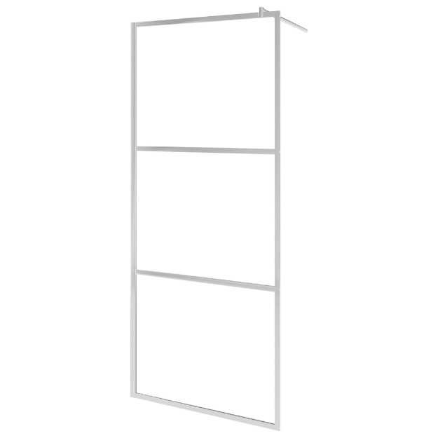 Parete per Doccia Walk-in Vetro Semi Smerigliato ESG 100x195 cm