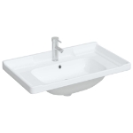 Lavandino da Bagno Bianco 81x48x23 cm Rettangolare in Ceramica