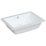 Lavandino da Bagno Bianco 55,5x40x18,5 cm Rettangolare Ceramica