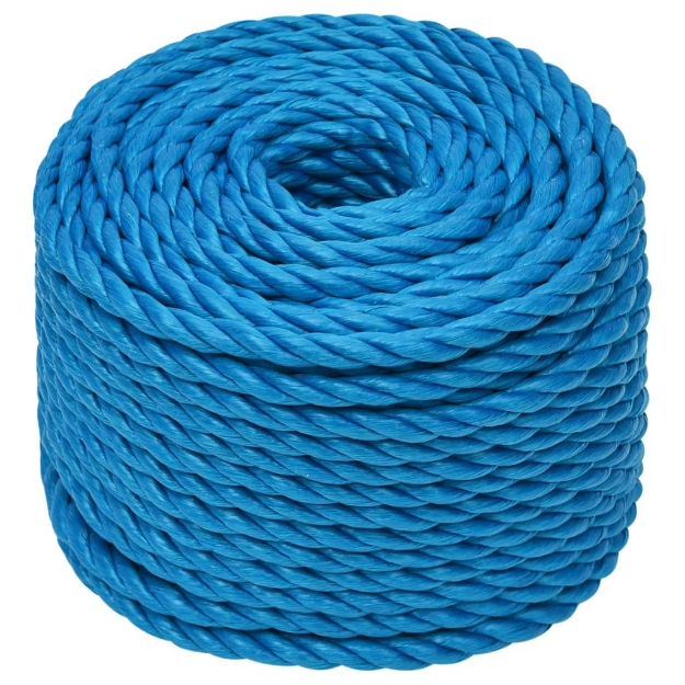 Corda da Lavoro Blu 14 mm 25 m in Polipropilene