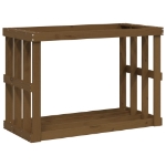 XLPortaceppi da Esterno Ambra 108x52x74 cm Legno Massello di Pino