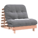 Divano Letto Futon con Materasso 90x206x11cm Massello Douglas