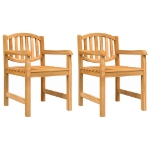 Set da Pranzo per Giardino 5 pz in Legno Massello di Teak