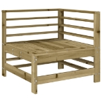 Set Salotto da Giardino 7 pz in Legno Impregnato di Pino