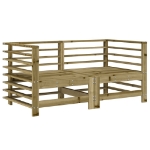 Set Salotto da Giardino 7 pz in Legno Impregnato di Pino