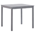 Set da Pranzo per Giardino 5 pz Legno Massello di Acacia Grigio