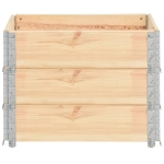 Collari per Pallet 3 pz 60x80 cm in Legno Massello di Pino