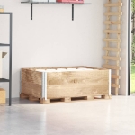 Paretali per Pallet 2 pz 120x80 cm in Legno Massello di Pino